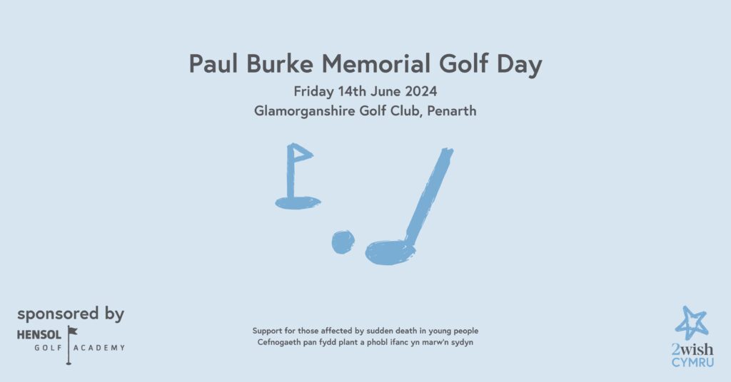 2wish paul burke golf day banner